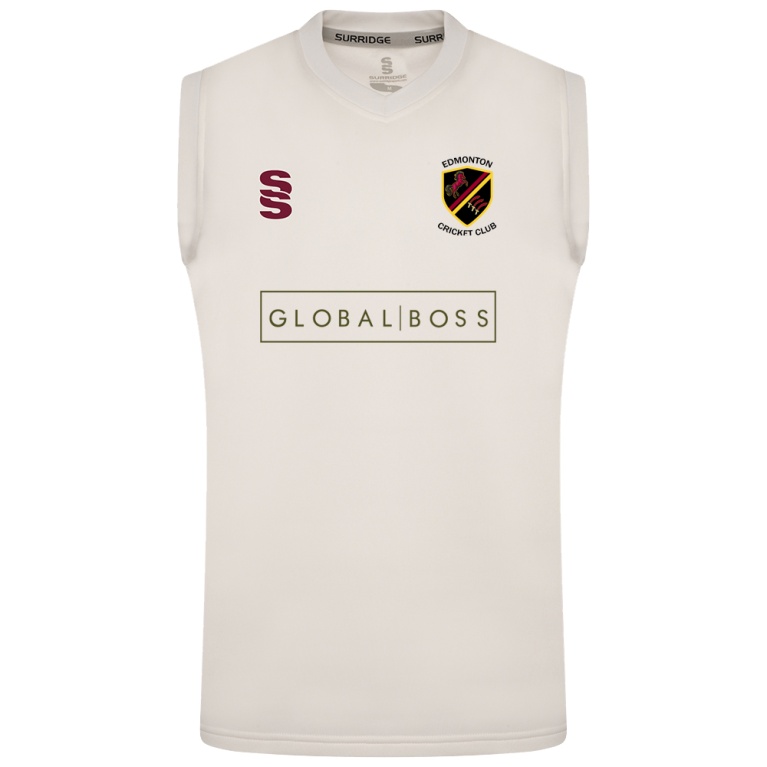 EDMONTON CC Blast Sleeveless Cricket Sweater