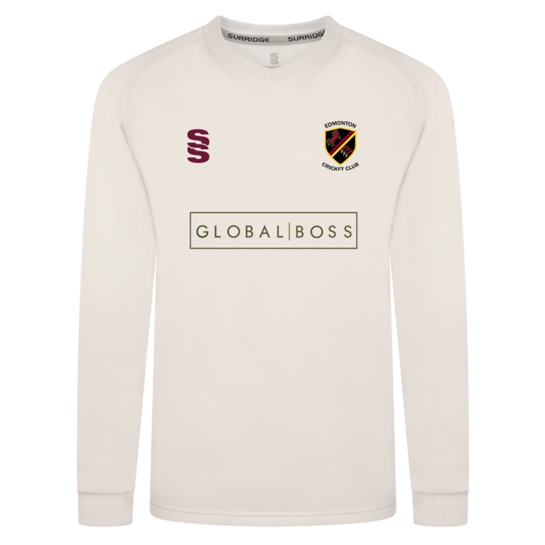 EDMONTON CC Blast Long Sleeve Cricket Sweater